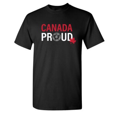 Gildan Unisex Canada Proud Printed T-Shirt Thumbnail
