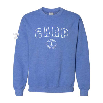 Gildan Unisex Carp Outline Printed Crewneck Thumbnail