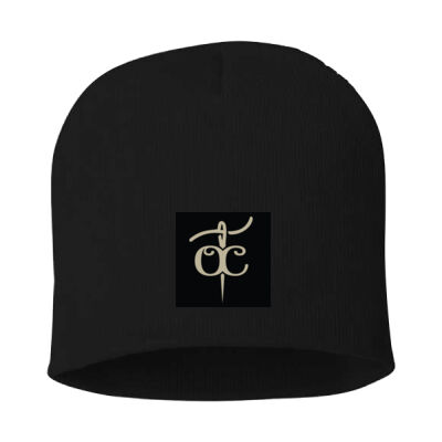 Sportsman Adult Tan Needle Patch Beanie Thumbnail