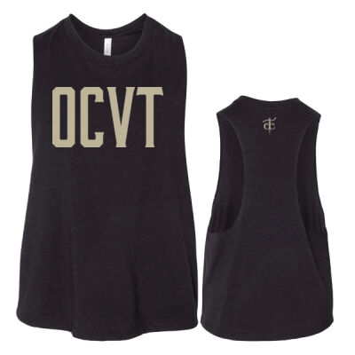 Bella + Canvas Women's OCVT & Needle Printed Cropped Tank Top Thumbnail