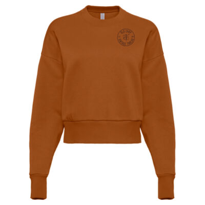 Next Level Women's Old Carp VT Emblem Printed Crewneck Thumbnail