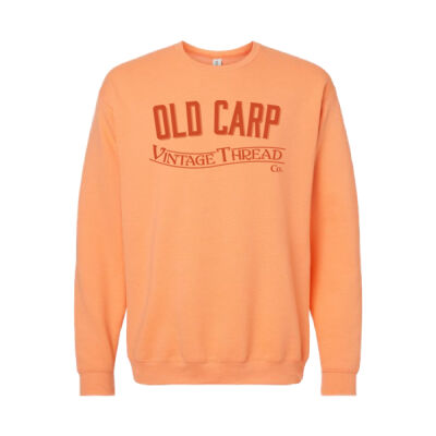 M&O Unisex Classic Tone on Tone Printed Fleece Crewneck Thumbnail