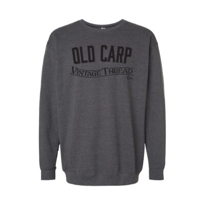 M&O Unisex Classic Tone on Tone Printed Fleece Crewneck Thumbnail